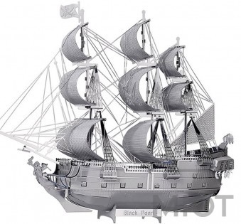 Колекційна модель PIECECOOL BLACK PEARL SILVER P044-S