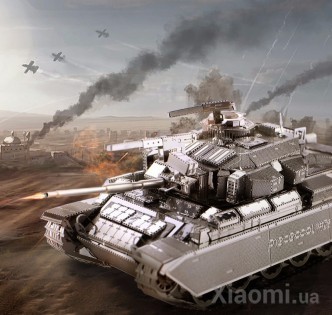 Коллекционная модель PIECECOOL CENTURION AFV SILVER P058-S
