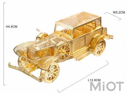 Колекційна модель PIECECOOL CLASSIC CAR, GOLD VERSION P042-G