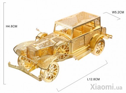 Коллекционная модель PIECECOOL CLASSIC CAR, GOLD VERSION P042-G