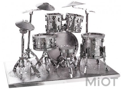 Колекційна модель PIECECOOL DRUM SET SILVER P032-S