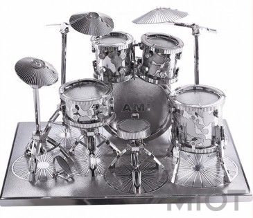 Колекційна модель PIECECOOL DRUM SET SILVER P032-S