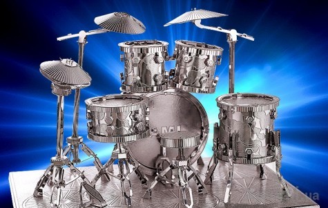 Коллекционная модель PIECECOOL DRUM SET SILVER P032-S