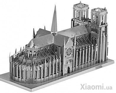 Коллекционная модель PIECECOOL NOTRE DAME CATHEDRAL PARIS SILVER P016-S