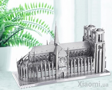 Коллекционная модель PIECECOOL NOTRE DAME CATHEDRAL PARIS SILVER P016-S