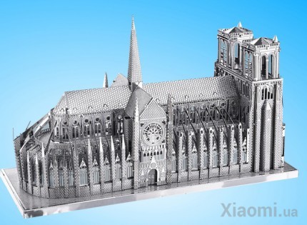 Коллекционная модель PIECECOOL NOTRE DAME CATHEDRAL PARIS SILVER P016-S