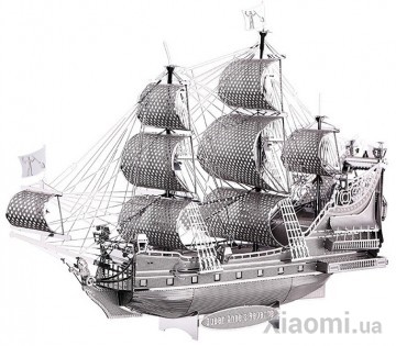 Коллекционная модель PIECECOOL THE QUEEN ANNE'S REVENGE SILVER P038-S