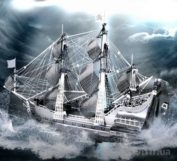 Коллекционная модель PIECECOOL THE QUEEN ANNE'S REVENGE SILVER P038-S