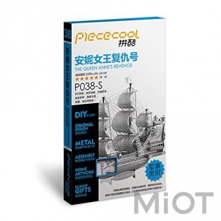 Колекційна модель PIECECOOL THE QUEEN ANNE'S REVENGE SILVER P038-S