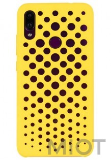 Чохол бампер Xiaomi Perforated Case Redmi Note 7 Yellow ORIGINAL