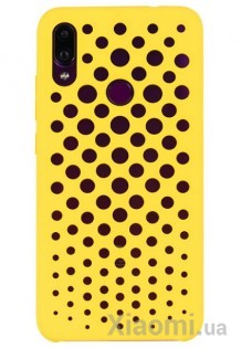 Чехол бампер Xiaomi Perforated Case Redmi Note 7 Yellow ORIGINAL