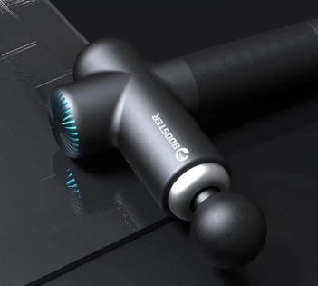 Перкусiйний масажний пiстолет Booster Lightsaber Massage Gun для тригерних точок (Чорний)