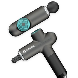 Перкусiйний масажний пiстолет Booster Lightsaber Massage Gun для тригерних точок (Чорний)