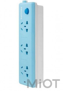 Подовжувач Philips (3 розетки без USB) Blue Trade-in