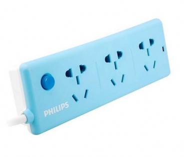 Удлинитель Philips (3 розетки без USB) Blue Trade-in