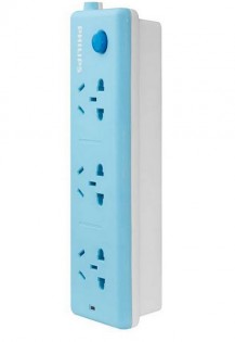 Удлинитель Philips (3 розетки без USB) Blue Trade-in