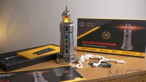 Маяк модель для складання підсвічування та прожектор Sailor's Companion Metal-Time MT002