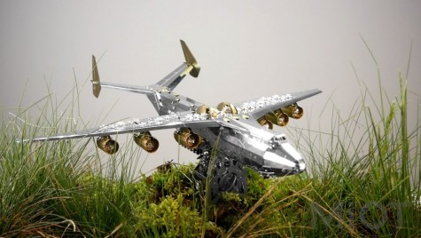 Модель зібрана МРІЯ АН-225 Ексклюзивна версія Ukrainian Dream Metal-Time MT001EE/READY
