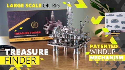 Механічний конструктор нафтової платформи Treasure FinderMetal-Time MT008