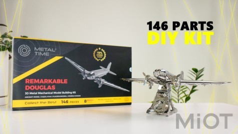Літак конструктор DC-3 Remarkable Douglas Metal-Time MT057