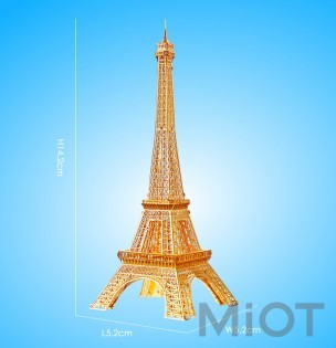 Колекційна модель PIECECOOL EIFFEL TOWER, GOLD VERSION P003-G