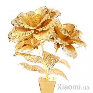 Коллекционная модель PIECECOOL GOLDEN ROSE, GOLD VERSION P050-G