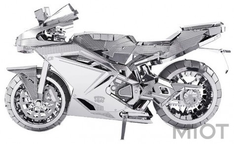 Колекційна модель PIECECOOL MOTORCYCLE II SILVER P057-S