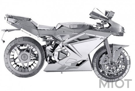 Колекційна модель PIECECOOL MOTORCYCLE II SILVER P057-S
