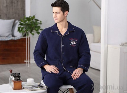 Пижама мужская Xiaomi BIQIMI Dark Blue size L 
