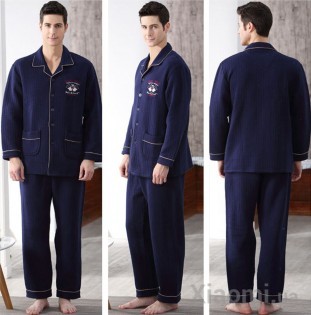 Пижама мужская Xiaomi BIQIMI Dark Blue size L 