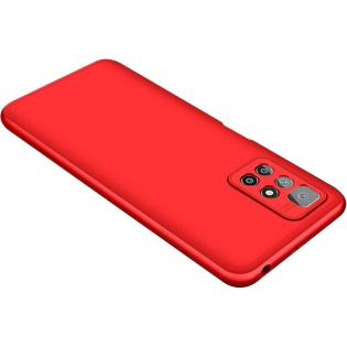 Пластиковая накладка GKK LikGus 360 градусов (opp) для Xiaomi Redmi 10 Красный (200467)