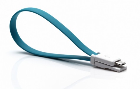 Портативный USB кабель Xiaomi Mi Colorful blue 20 см