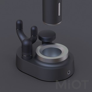 Портативний масажер Xiaomi Meavon Black MV-FG-0308 + підставка (6973322670005)