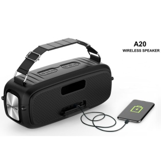 Портативна акустична Bluetooth колонка Hopestar A20 (Чорний)