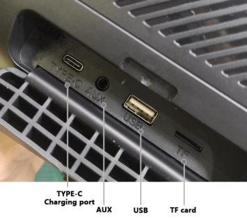 Портативна колонка вологозахищена Hopestar A6X 55Вт з функцiєю PowerBank (Чорний)