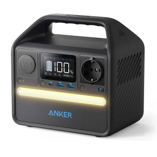 Портативна зарядна станцiя Anker 521 PowerHouse 256 Вт/год 200Вт (Черный)