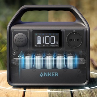 Портативна зарядна станцiя Anker 521 PowerHouse 256 Вт/год 200Вт (Черный)
