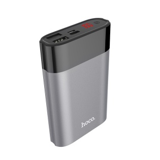 Портативний акумулятор 8000 mAh Power Bank Hoco B34 (Темно-сiрий)