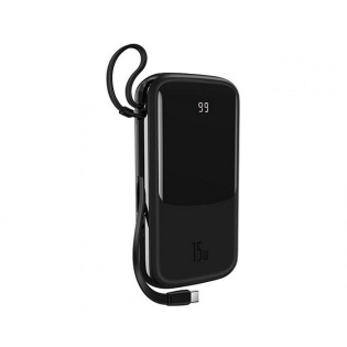 Портативное зарядное устройство Baseus Qpow PPQD-G01 20000 мАч 15Вт USB Type-C (Черный)