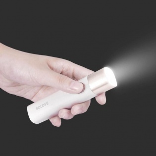 Портативный фонарик Solove X3S White (Type-C) Portable Flashlight Power Bank 3000 mAh