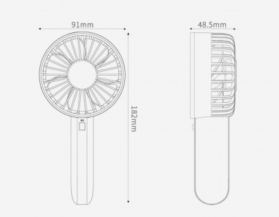 Портативний вентилятор Xiaomi VH Portable Handheld Fan Blue
