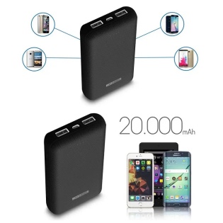 Повербанк Power Bank S-Link IP-G23 20000 mAh (Чорний)