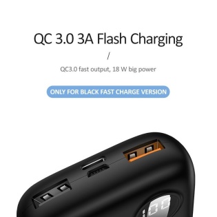 Повербанк Usams US-CD98 10000mAh з QC3.0 (Чорний)