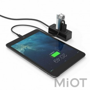 USB-хаб PowerPlant ORICO USB 2.0 4 порта W5P-U2-030-BK-PRO (CA911424)