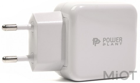 Мережевий зарядний пристрій PowerPlant W-250 USB QC 3.0: 220V, 3A