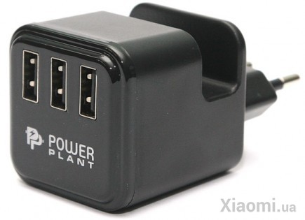 Сетевое зарядное  устройство PowerPlant W-360 3xUSB: 220V, 3.4A (DV00DV5065)
