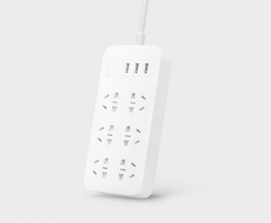 Подовжувач Xiaomi Mi Power Strip Quick Charger 2.0 (6 + 3 USB-port) White