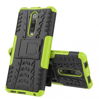 Противоударный двухслойный чехол Shield для Xiaomi Redmi K20 / K20 Pro / Mi9T/ Mi9T Pro с подставкой Green (106690)