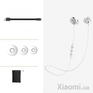 Беспроводные наушники Xiaomi QCY M1 PRO Magnetic Bluetooth Earphone White
