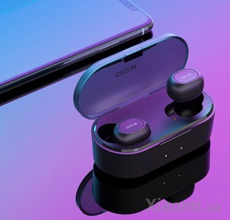 Беспроводные наушники Xiaomi QCY T2C TWS Stereo Bluetooth Earphones Black